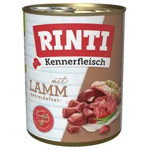 Rinti Kennerfleisch Nassfutter Für Hunde Mit Lamm 800g