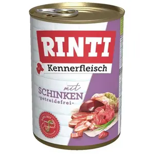 Rinti Kennerfleisch Nassfutter Für Hunde Mit Schinken 400g