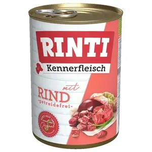 Rinti Kennerfleisch Nassfutter Für Hunde Mit Rind 400g