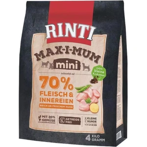 RINTI Max-i-Mum Huhn Mini 4 kg, Adult, jede Rasse, Huhn, 4 kg