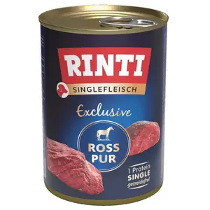 Rinti Singlefleisch Exklusiv Nassfutter Für Hunde Mit Pferd 400g