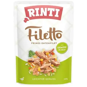 Rinti Filetto Entenfilet Mit Gemüse Nassfutter Für Hunde 100g