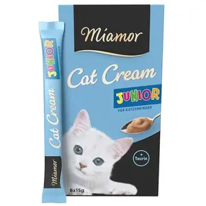 Miamor Katzencreme Junior 6 X Katzenleckerli 15g günstig
