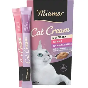 Miamor Creme-malz-leckerlis 24x15g Nassfutter Für Katzen