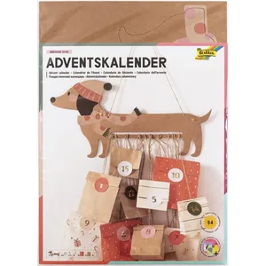 Folia Adventskalender Folia Adventskalender SAUSAGE DOG, 54-teilig günstig