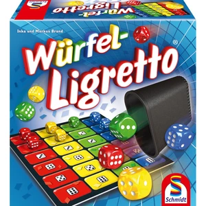 ISBN Schmidt Spiele Brettspiel: Würfel-Ligretto, ein rasantes Familien...