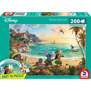Schmidt Spiele Lilo & Stitch Disney Thomas Kinkade: Puzzle 200 Stücke