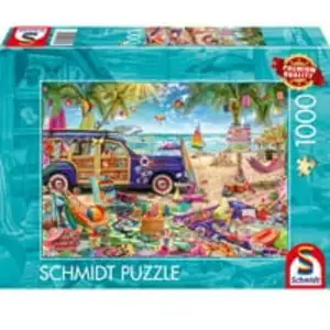 Sonnige Auszeit am Strand, Puzzle