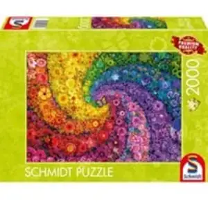Kunterbunter Blütenwirbel, Puzzle