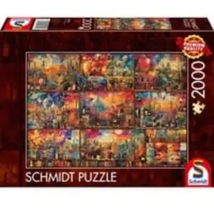 Genussvolle Auszeit: auf Reisen mit Büchern und Wein, Puzzle