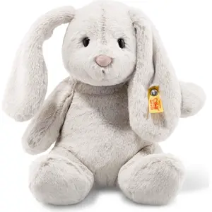 Steiff Kuscheltier Soft Cuddly Friends Hase Hoppie Hellgrau (28cm)