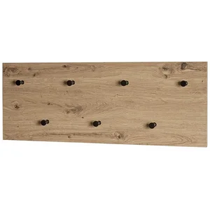 HAKU Garderobenpaneel HAKU Möbel Wandgarderobe Artisan Eiche schwarzes... günstig