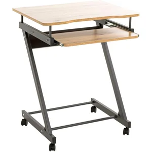 HAKU Computertisch IT-Wagen, Notebookwagen, Schreibtisch (1-St), rechteckig - aus MDF Braun B/T/H 60/49/75 cm günstig