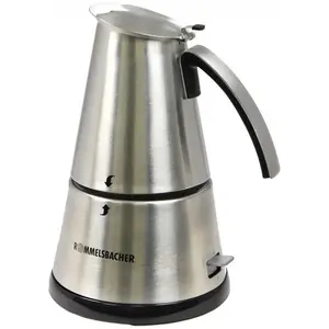 Rommelsbacher Deluxe Elektrische Italienische Kaffeemaschine 6 Tassen