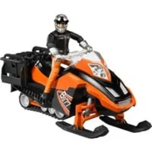 63101 Snowmobil mit Fahrer und Ausstattung, Modellfahrzeug