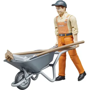 Bruder® Spielfigur bworld Kommunalarbeiter (62130), Made in Europe
