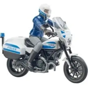 62731 bworld Scrambler Ducati Polizeimotorrad, Modellfahrzeug