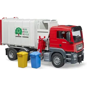 BRUDER 03761 MAN TGS Seitenlader Müll-LKW, Modellfahrzeug