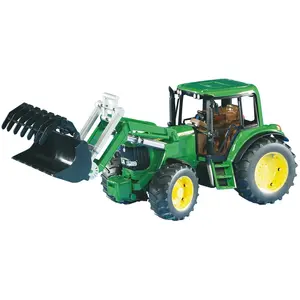 Auto Spiele mit Frontlader Bruder John Deere 6920 TU