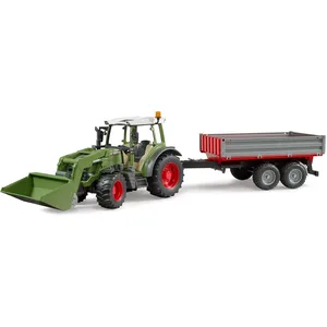 Auto Spiele - vario 211 mit Lader und Kippanhänger Bruder Fendt TU