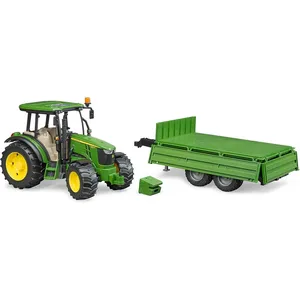 Auto mit Anhänger Spiele Bruder John Deere 5115M TU