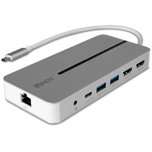 LINDY DST-Mx Duo, USB C Laptop/MacBook Mini Dockingstation günstig