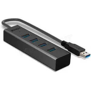 Lindy 4 Port USB 3.0 Hub, USB-Hub