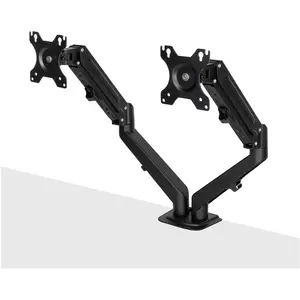 Lindy Dual Mount Desktop Gasfederarm (Tisch, 27", 10 kg), Monitor Halterung, Schwarz günstig