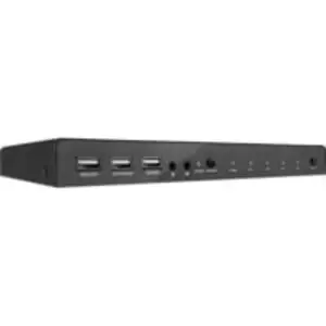 4 Port KVM Switch HDMI 4K60, USB 2.0 & Audio, KVM-Switch