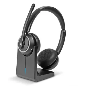 Lindy L118 Kabelloses Büro-Headset mit Ladestation (20450)