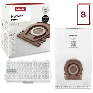Miele Staubsaugerbeutel HyClean Pure CO XL-Pack (8 Stück) günstig