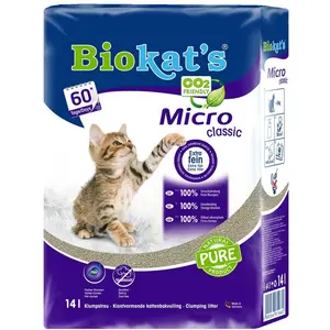 Biokat's Micro Classic (Klumpend, 14 l), Katzenstreu günstig