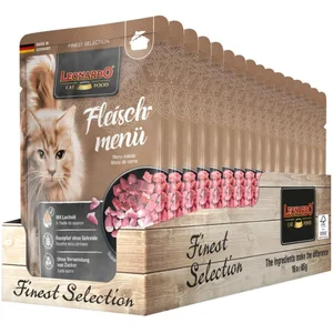 Leonardo Catfood Fleischmenü - getreidefreies Nassfutter mit Huhn, Rin...