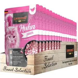 Leonardo Catfood Huhn Pur - getreidefreies Nassfutter mit fettarmen Hu...