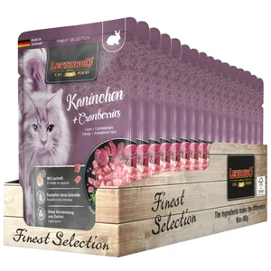 Leonardo Catfood Kaninchen & Cranberries - getreidefreies Nassfutter m...