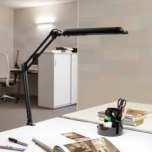 LED-Tischleuchte MAULatlantic, schwarz, Höhe 38 cm, Klemmfuß günstig