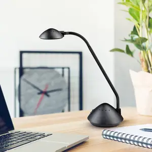 LED-Tischleuchte MAULarc, schwarz, Höhe 38 cm, flexibel günstig