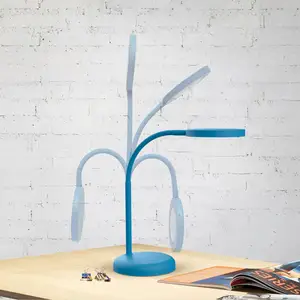 LED-Tischleuchte MAULjoy, blau, Höhe 34 cm, Metall günstig