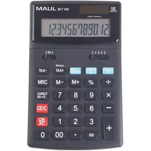 Maul, Taschenrechner, Taschenrechner MCT500 Schwarz (Solarenergie)