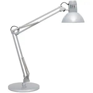 Schreibtischleuchte MAULstudy, silberfarben, 49 cm, Standfuß günstig