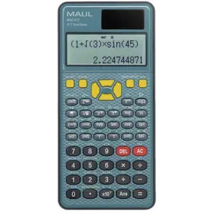 Maul, Taschenrechner, MSC 417 Tischrechner Blau, Schwarz Display (Stel...