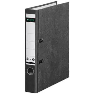 LEITZ 1050 Ordner schwarz marmoriert Karton 5,2 cm DIN A4 günstig