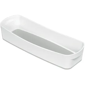 Esselte LEITZ Aufbewahrungsbox 0,6 l - 30,7 x 10,5 x 5,5 cm perlweiß/grau günstig