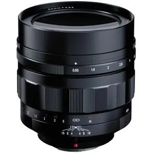 Voigtländer Festbrennweite Nokton 60mm / 0.95 MFT   Schwarz (Micro Four Thirds, Micro Four Thirds), Objektiv, Schwarz