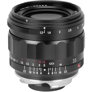 Voigtländer Nokton 50mm / 1.2 VM asph. II schwarz (Leica M, Vollformat), Objektiv, Schwarz