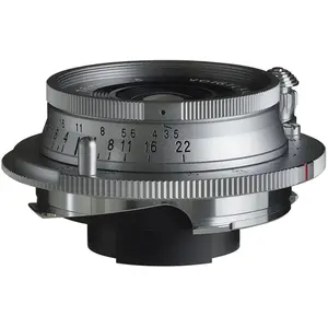 Voigtländer Color-Skopar 35mm / 3.5 VM asph. silber (Leica M, Vollformat), Objektiv, Silber