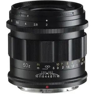 Voigtländer APO-Lanthar 50mm / 2.0 II asph. (Nikon Z, APS-C / DX, Vollformat), Objektiv, Schwarz