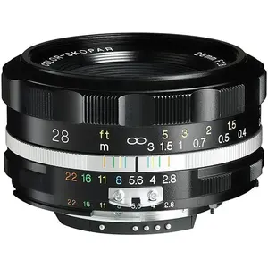 Voigtländer Skopar 28mm/2.8 asph. SLII-S (Nikon F, Vollformat), Objektiv, Schwarz