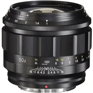 Voigtländer Nokton 50mm / 1.0 asph. (Nikon Z, Vollformat), Objektiv, Schwarz