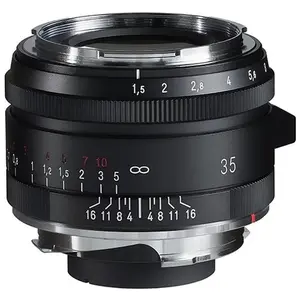Voigtländer Nokton Vintage 35mm / 1.5 VM II asph. (Leica M, Vollformat), Objektiv, Silber